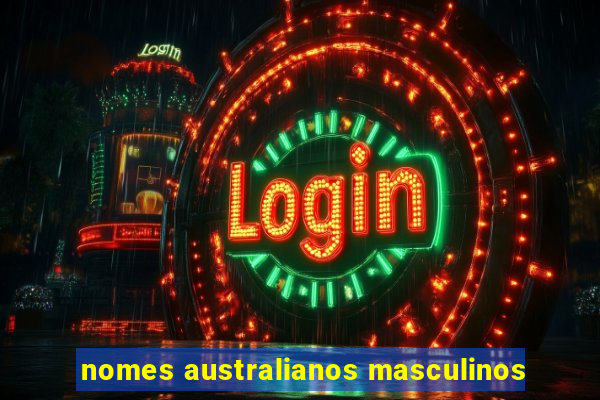 nomes australianos masculinos